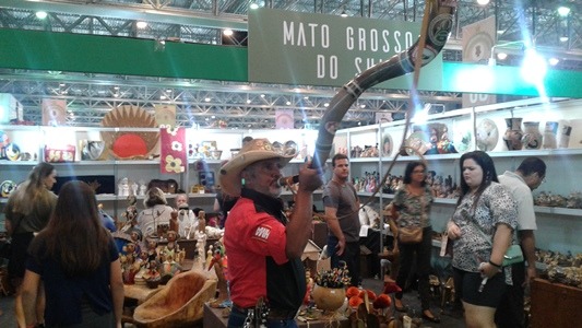 Artesãos representam MS na maior feira de artesanato da América Latina Artesãos representam MS na maior feira de artesanato da América Latina