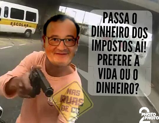 Prefeito de Amambai registra BO por injúria de empresária Montagem que resultou o boletim de ocorrência do prefeito contra a empresária / Foto: Reprodução