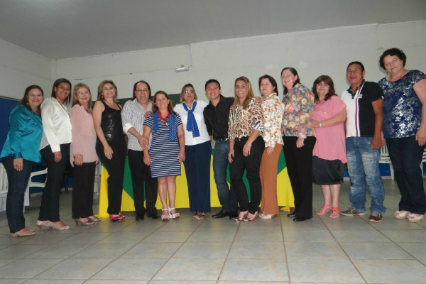 Membros da diretoria 2014/2014 do Simted de Amambai.