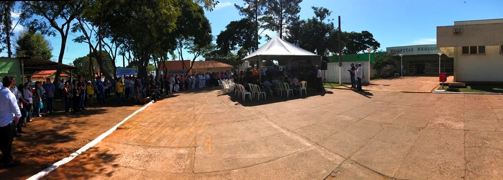 Vereadores destacam lançamento das obras no Hospital Regional O lançamento das obras aconteceu na sexta-feira (6) / Foto: Assessoria