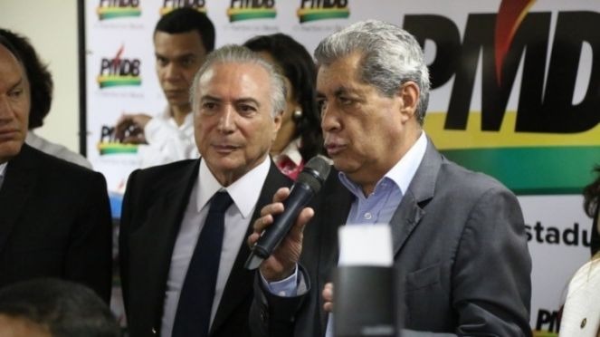  Ex-governador André Puccinelli e o presidente Michel Temer (Foto: Campo Grande News)