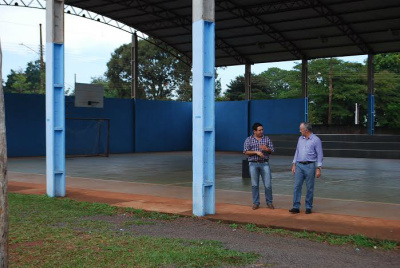 Roberto Dias visitou as instalações da escolaFoto: Assessoria