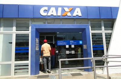 Agências da Caixa estão abertas hoje para pagamento de contas inativas do FGTS Foto: Divulgação