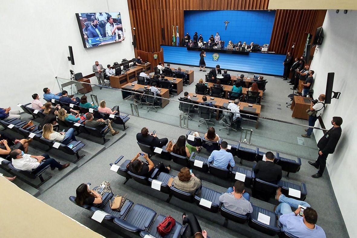 Deputados recebem ministro da Saúde após reunião de Comissão Intergestores Deputados participaram do encontro com os gestores de saúde dos municípios /Foto:Wagner Guimarães/ALEMS.