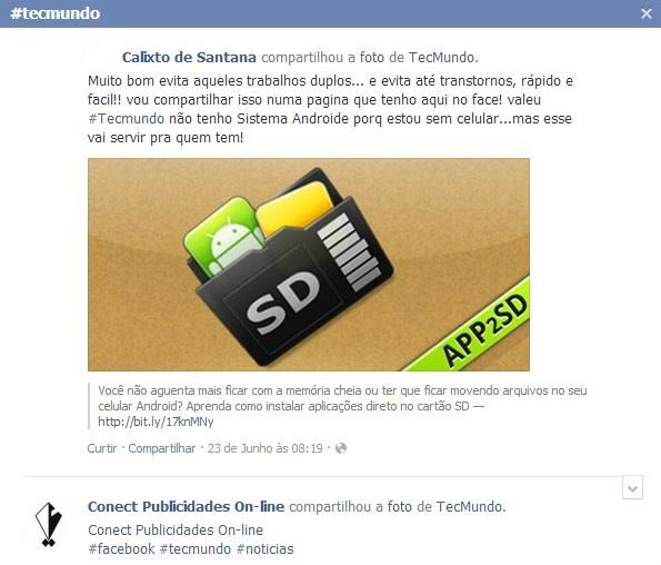 Facebook universaliza hashtags clicáveis para buscas relacionadas