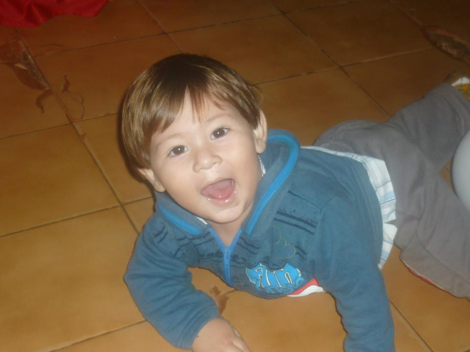 O menino Natan Junior Rodrigues Plazza, de um ano e sete meses.
