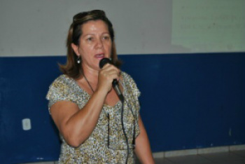 Presidente do Simted, Olga Tobias, diz que a presença da categoria é importante na reuniãoFoto: Moreira Produções