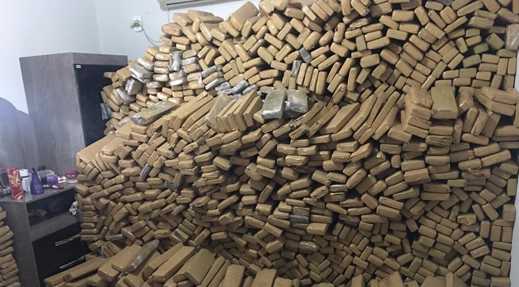 Mais de quatro toneladas de droga foram apreendidas em Coronel Sapucaia