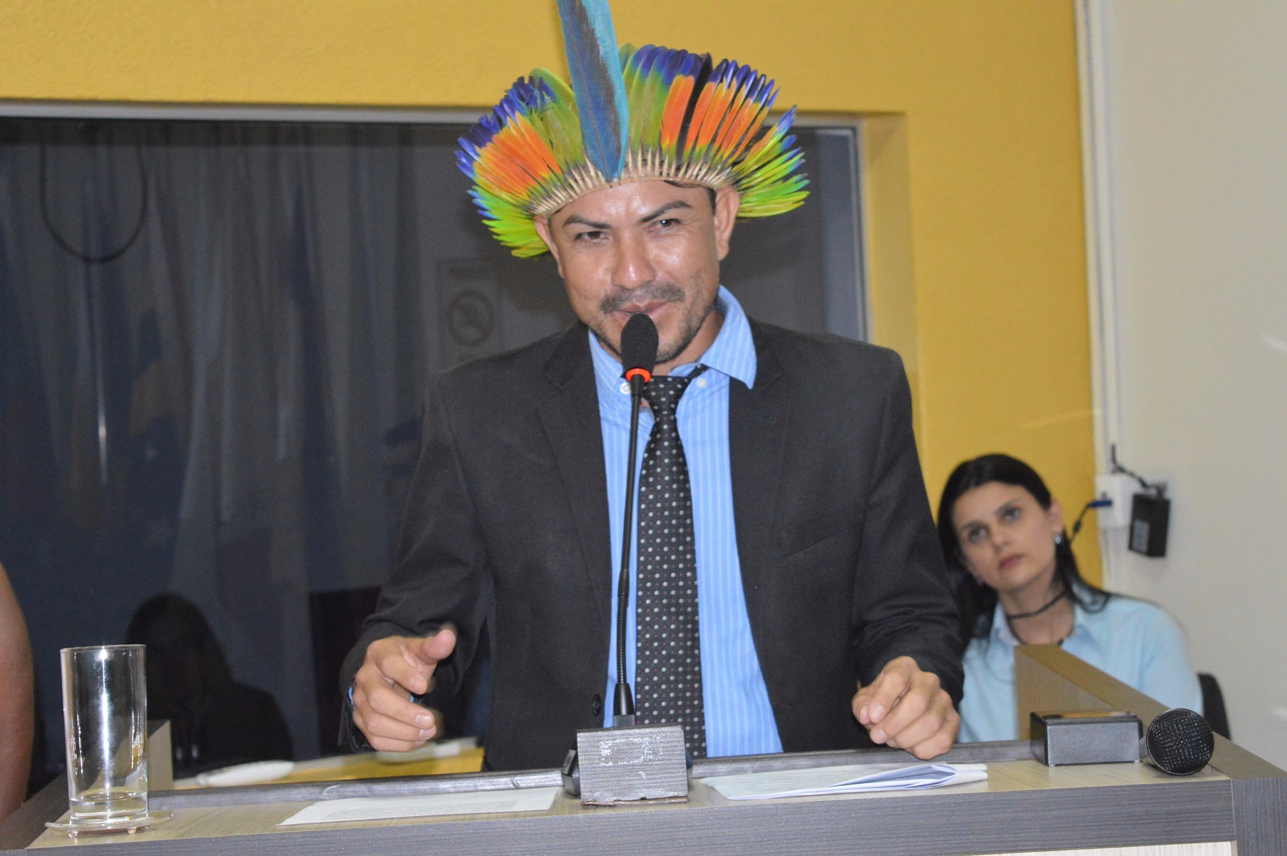 Vereador Ismael Guarani Kaiowá / Foto: Moreira Produções