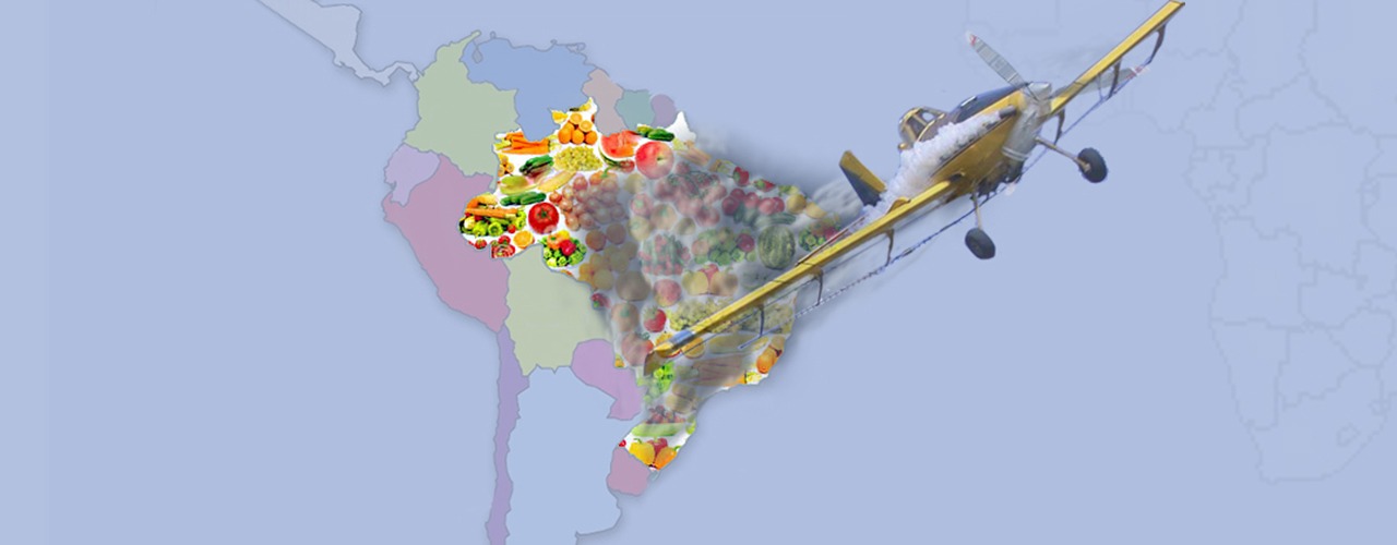 Lançado na Europa mapa do envenenamento de alimentos por agrotóxicos no Brasil