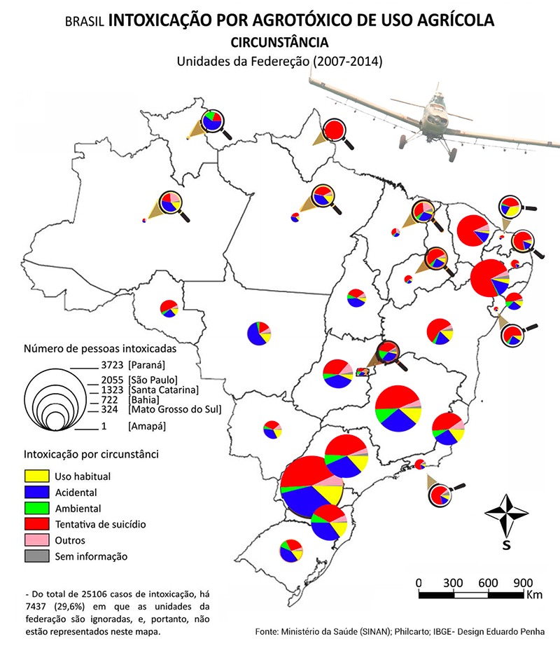 Lançado na Europa mapa do envenenamento de alimentos por agrotóxicos no Brasil