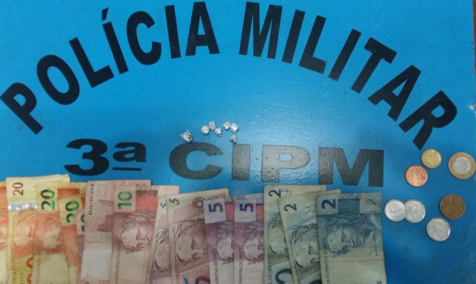 PM de Amambai apreende pedras de crack no residencial Por do Sol