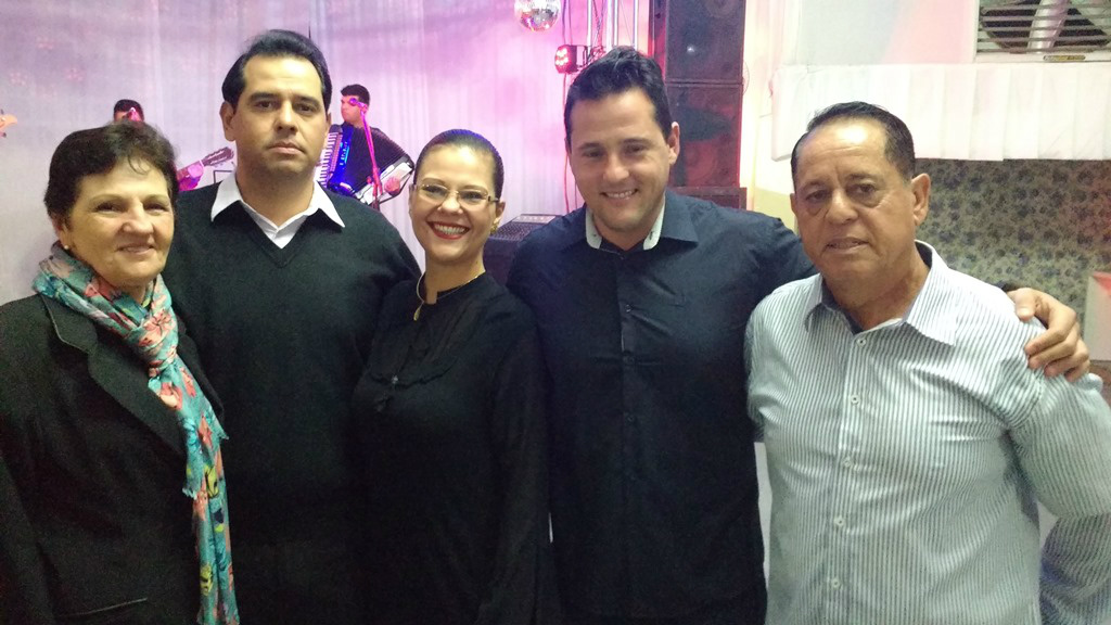 A Família Cordeiro presente no Encontro.