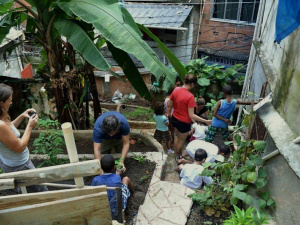 Projeto Rocinha Mais Verde quer ensinar crianças a cultivar alimentos orgânicos Projeto Rocinha Mais Verde quer ensinar crianças a cultivar alimentos orgânicos