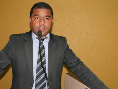 Inclusão de pessoas portadoras de mudez e surdez é pedida na Câmara de Amambai Vereador de Amambai, David Nicoline (SD), autor da matériaFoto: Moreira Produções
