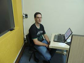 O coordenador técnico do curso, Adriano Pott.
