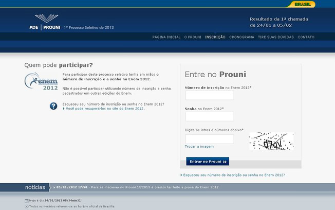 Candidatos da primeira chamada do ProUni têm até hoje para fazer matrícula