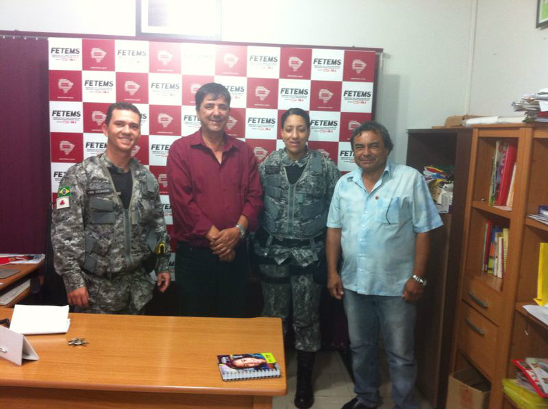 Força Nacional está fazendo a segurança do presidente da Fetems após ameaça