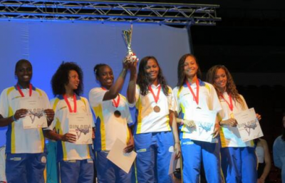 Atletas brasileiras que participaram do Campeonato na República Theca