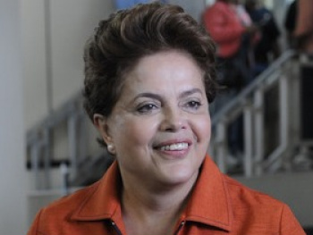 Presidente eleita, Dilma Rousseff.