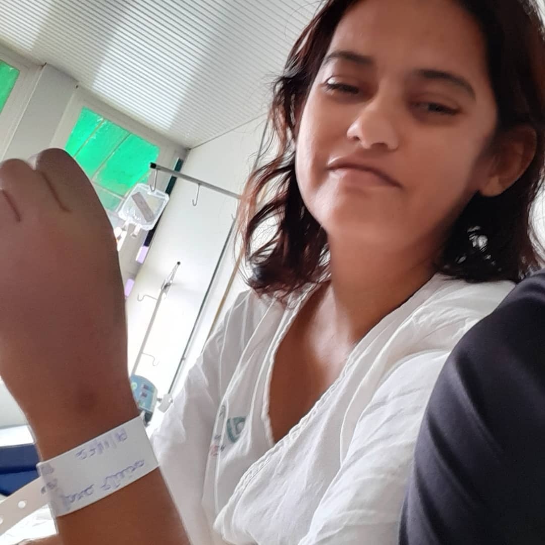 Família faz campanha para custear cirurgia nos olhos de Mariel Foto: Reprodução