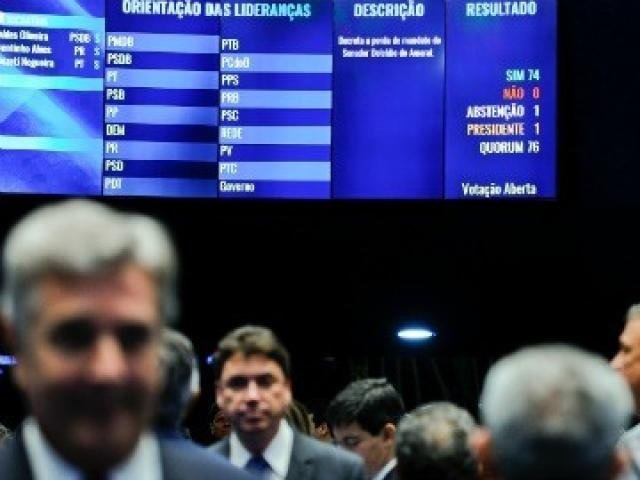 Inocentado, Delcídio agora quer reassumir vaga no Senado Ex-senador foi cassado com 74 votos de colegas; Delcídio contesta trâmites do processo. (Foto: Moreira Muniz/Agência Senado/Arquivo)