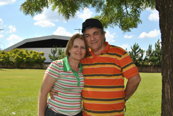 Jandir Guerra e esposa, proprietários da Lojas VenezaFoto: Moreira Produções