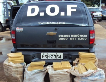 DOF apreende maconha e haxixe na região de Amambai