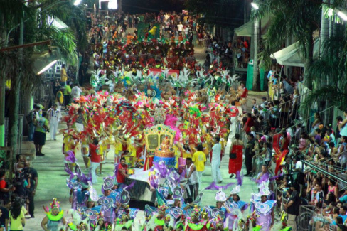 Carnaval na avenida (Foto: Marcos Boaventura)