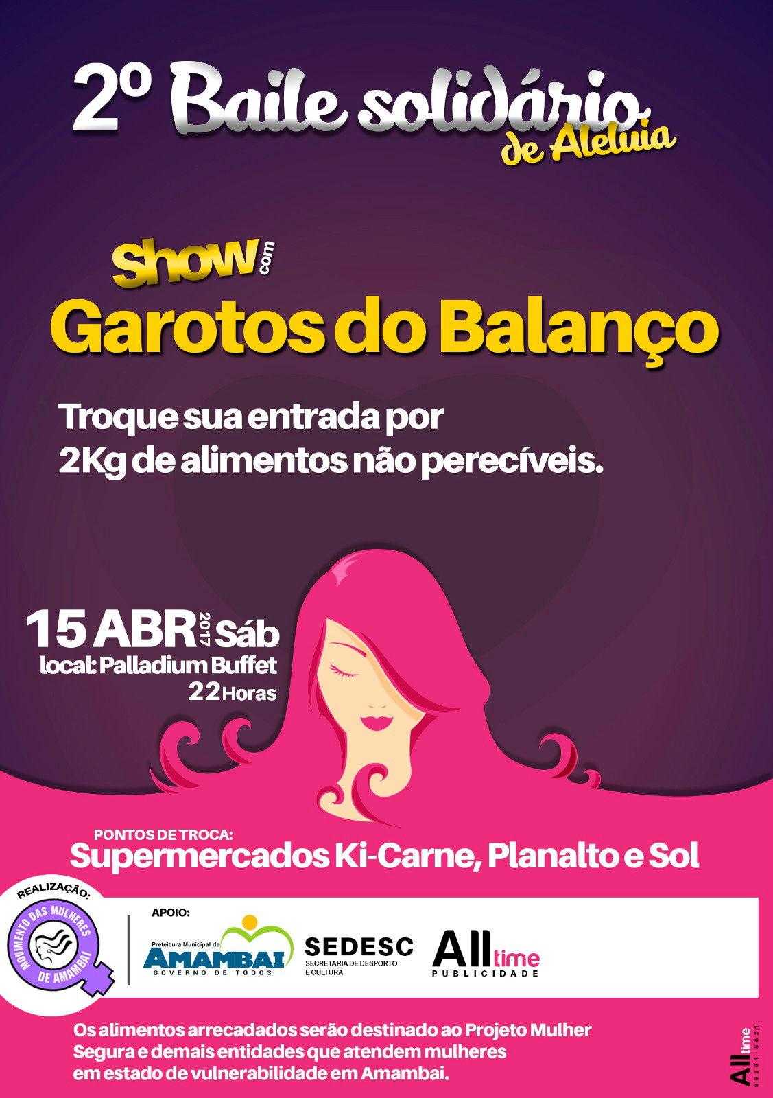 2º Baile Solidário de Aleluia acontece nesse final de semana em Amambai