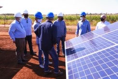 Conselheiros fiscais e administrativos da Cassems visitam usina fotovoltaica Foto: Messias Ferreira