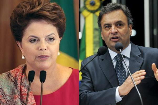 Datafolha: Aécio tem 46% e Dilma 44% das intenções de voto no segundo turno Datafolha: Aécio tem 46% e Dilma 44% das intenções de voto no segundo turno