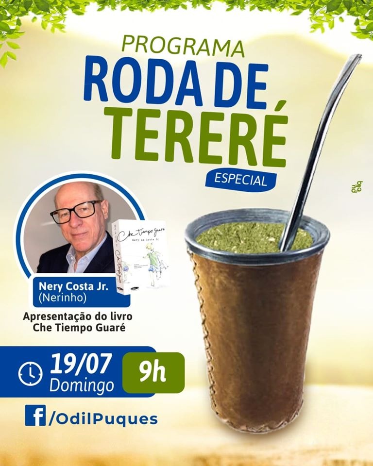 Programa Roda de Tereré tem a participação no domingo (19) de Nery da Costa Jr. Programa Roda de Tereré tem a participação no domingo (19) de Nery da Costa Jr.