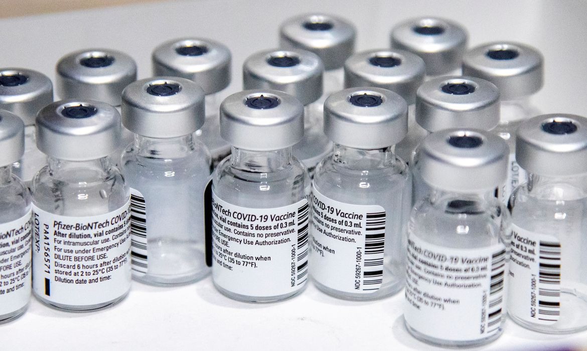 Chega ao Brasil lote com mais de 1 milhão de vacinas da Pfizer Foto: Divulgação