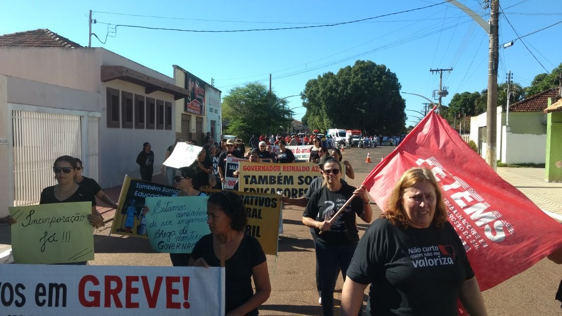 *Mantém-se o movimento grevista, que hoje, no segundo dia de paralisação, mais de 85% dos/as Trabalhadores/as Administrativos em Educação de Mato Grosso do Sul aderiram a greve.* / Foto: Divulgação