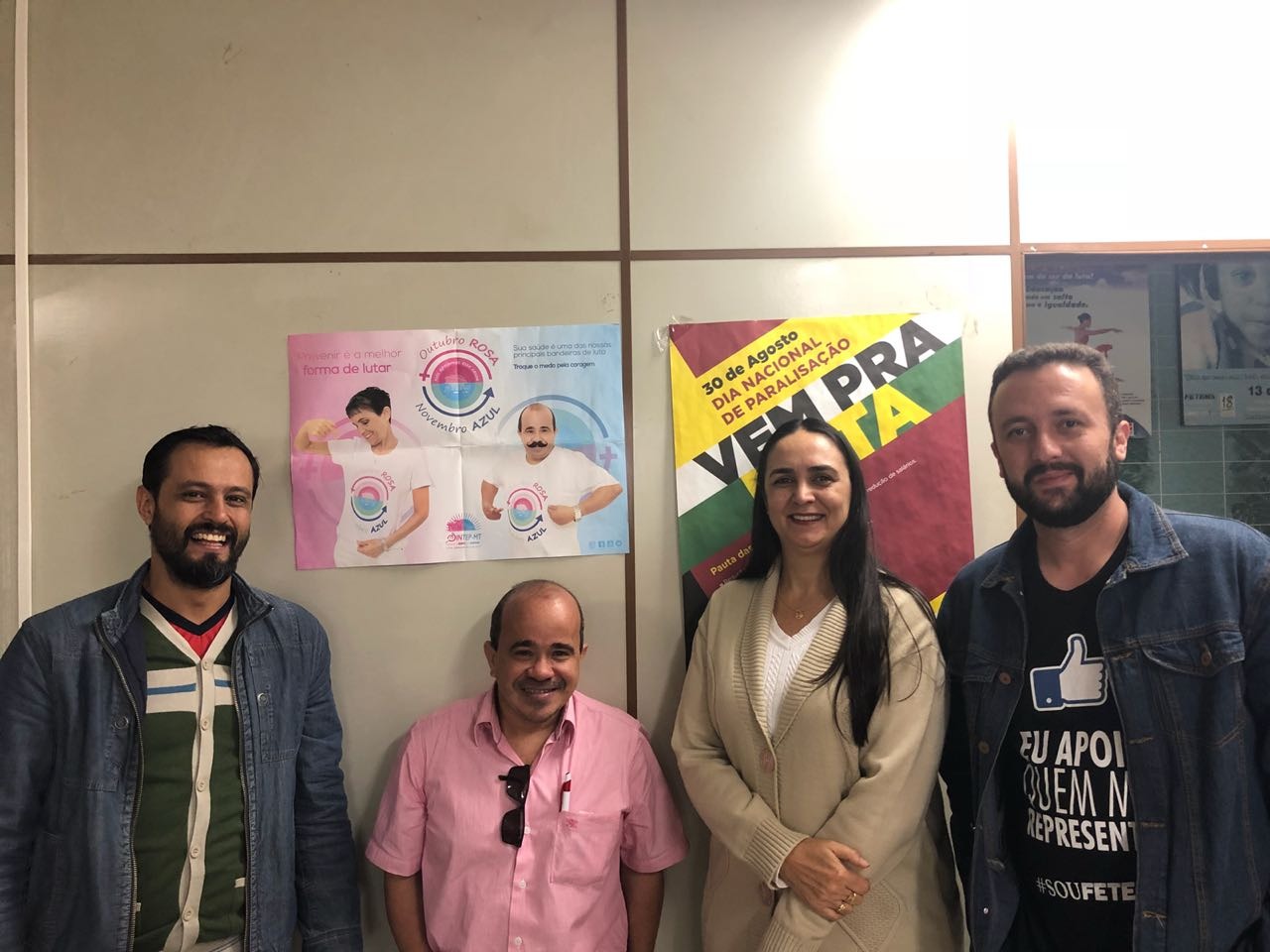 Presidenta da Fetems recebeu o Secretário de Formação Sindical da CUT-MT