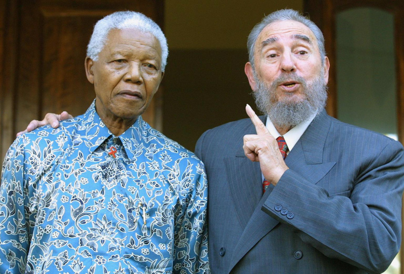 Mandela e Fidel: o que não se diz
