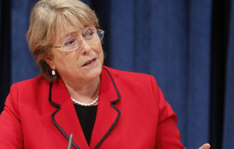 Bachelet se afirma como favorita às eleições presidenciais no Chile