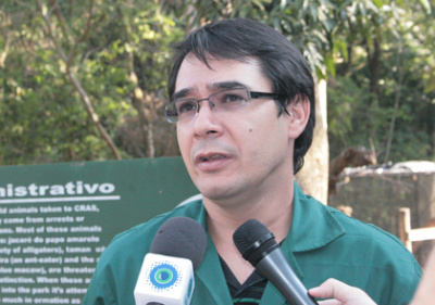Biólogo e coordenador do Cras, Elson Borges.