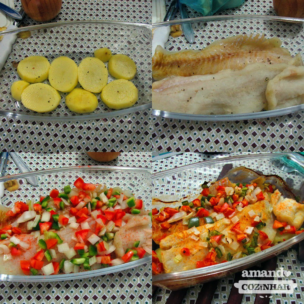 Filé de peixe com batata ao forno Foto: Divulgação