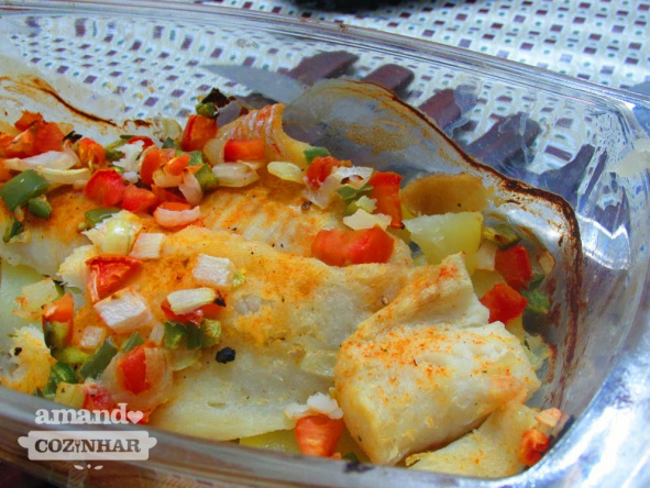Filé de peixe com batata ao forno Foto: Divulgação