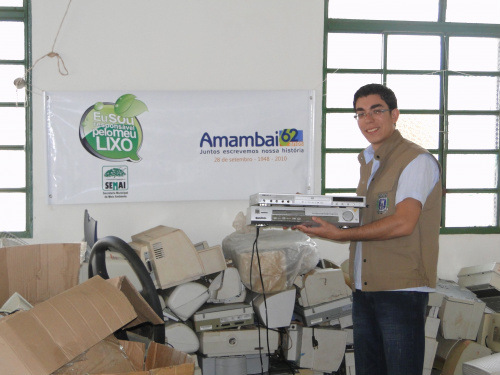 Posto de coleta de Lixo Eletrônico tem novo local de entrega.