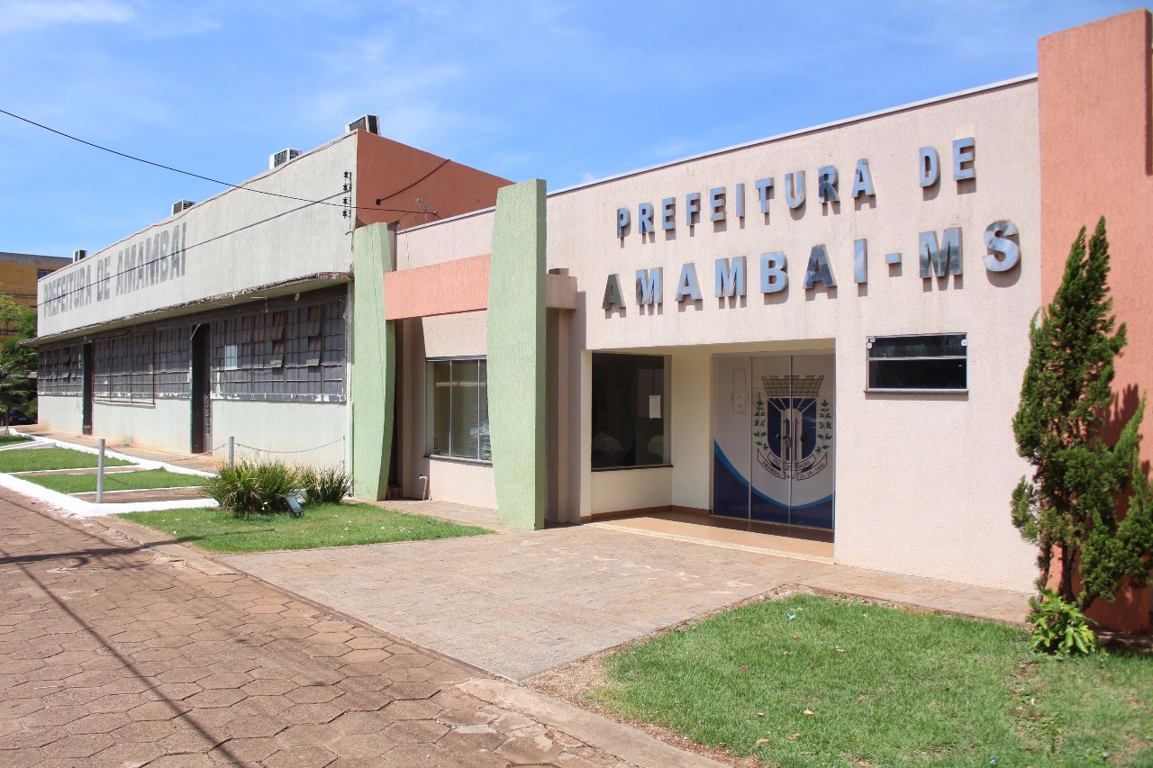 Prefeitura de Amambai conta com novo horário de funcionamento O expediente de segunda a sexta-feira será a partir de agora das 7h às 11h