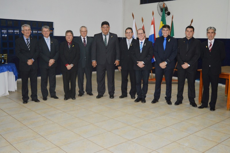 Dirigentes ficam a frente do clube durante um ano rotário / Foto: Moreira Produções