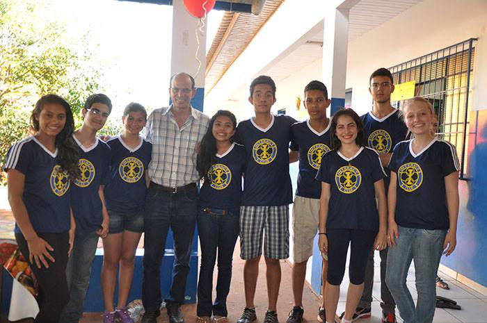 Interactianos junto ao prefeito / Foto: Assessoria