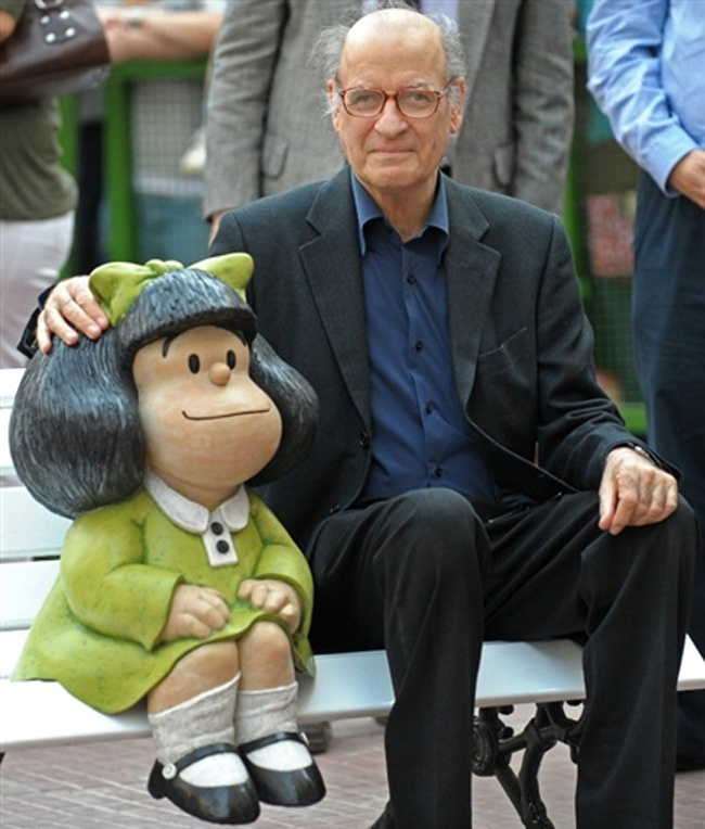 Quino, pai da Mafalda, completa 80 anos