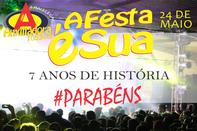 A rádio comemora seus sete anos no ar no mês de junho, mas como a rádio leva o nome da padroeira da cidade, comemora-se seu aniversário de fundação no dia 24 de maio, dia de Nossa Senhora Auxiliadora.