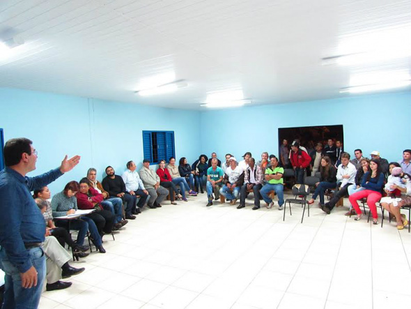 O pré-candidato a prefeito de Amambai, Gilmar Vicentin (PDT), participou do encontro / Foto: Assessoria