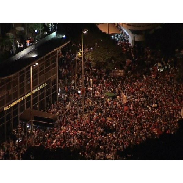 Milhares de manifestantes participam de protesto contra Temer em BH Foto: Divulgação