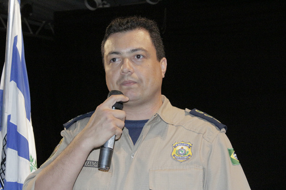 O Superintendente da Polícia Rodoviária Federal Luiz Alexandre Gomes da Silva / Foto: Decom